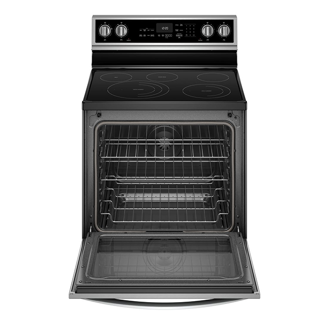 Whirlpool Electric Smart Range - Scan-to-Cook Function - 6.4-cu ft - Stainless Steel