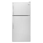 Whirlpool Top-Freezer Refrigerator - 30-in - 18-cu. ft - Monochromatic Stainless Steel