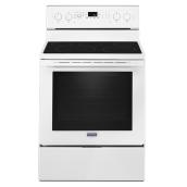 Free-Standing Electric Convection Range - 6.4 cu. ft - White