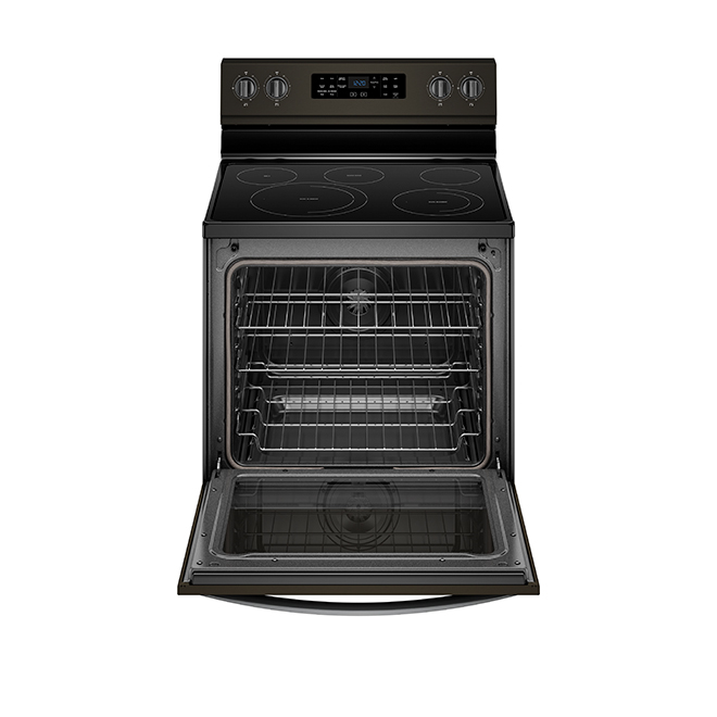 Electric Range with Fan - 6.4 cu. ft. - Black Stainless