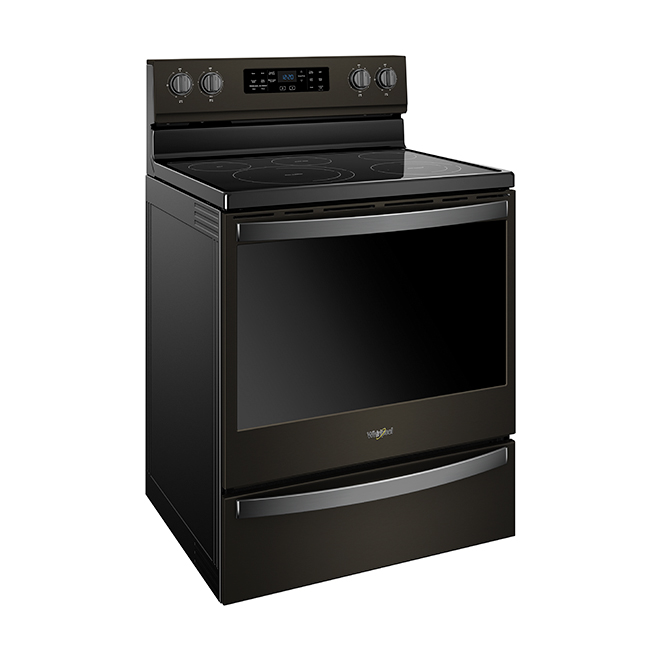 Electric Range with Fan - 6.4 cu. ft. - Black Stainless