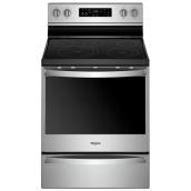 Cuisinière électrique à convection, 6,4 pi³, inox