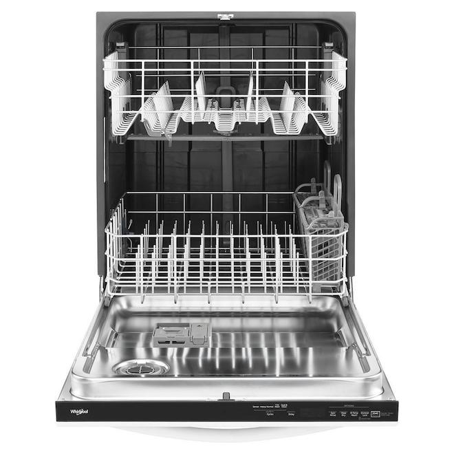 Whirlpool Built-In Dishwasher with Fan Dry - 24in - Black