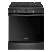 Slide-In Gas Smart Range - 5.8 cu. ft. - Black