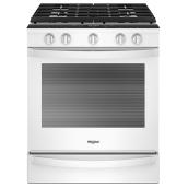 Whirlpool Slide-In Gas Smart Range - 5.8-cu ft - White