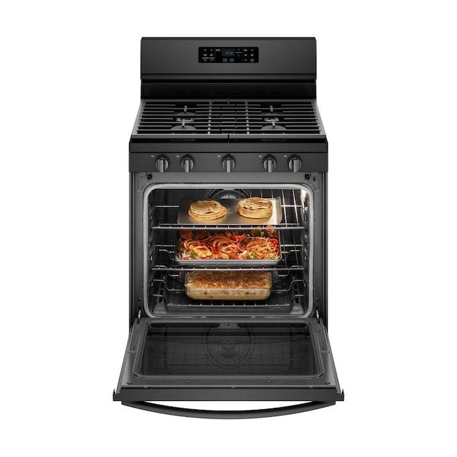 Gas Range with Fan Convection - 5.8 cu. ft. - Black