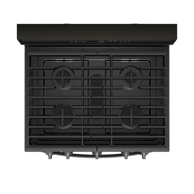 Gas Smart Range - 5.8 cu. ft. - Black Stainless Steel