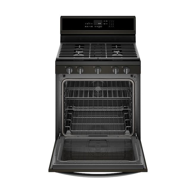 Gas Smart Range - 5.8 cu. ft. - Black Stainless Steel