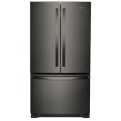 Refrigerator with Dispenser - 20 cu. ft - Black Stainless