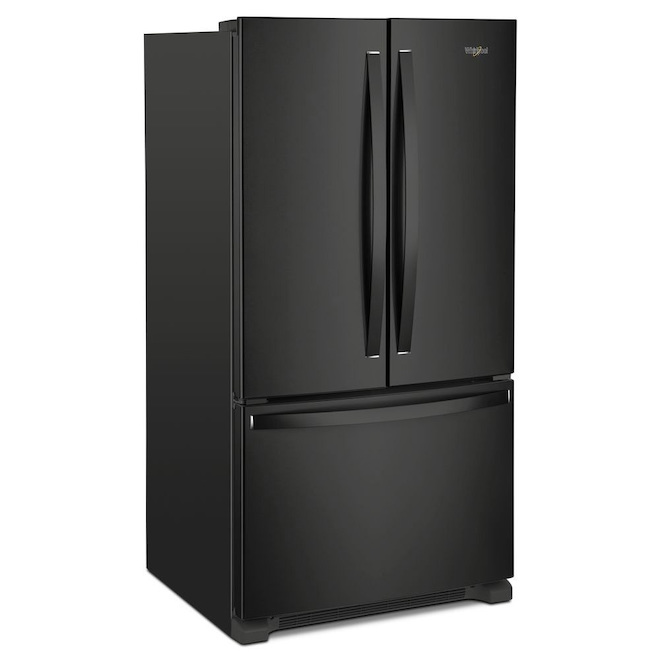 Refrigerator with Interior Dispenser - 20 cu. ft. - Black