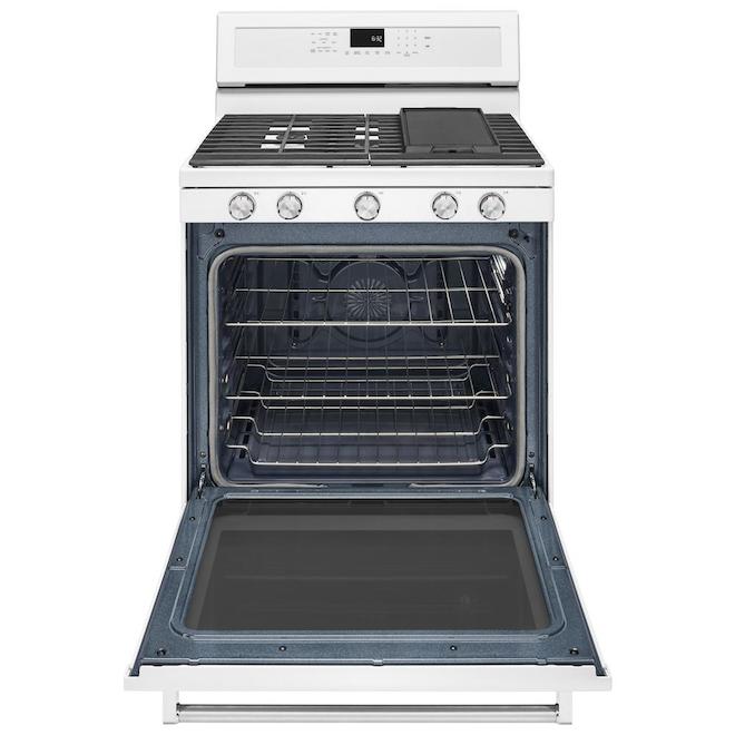 Free-Standing Gas Convection Range - 5.8 cu. ft - White