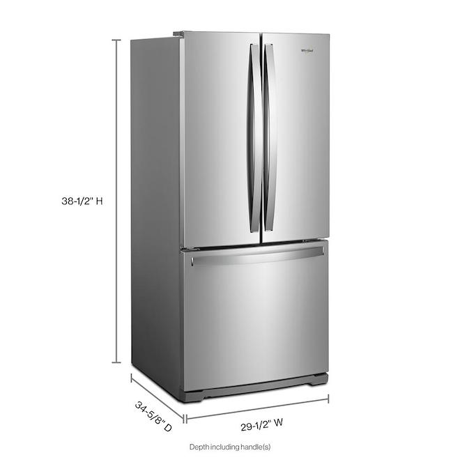 French-Door Refrigerator -30" - 20 cu. ft. - Stainless Steel