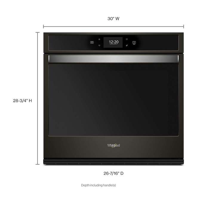 Wall Convection Smart Oven - 5.0 cu. ft. - Black Stainless