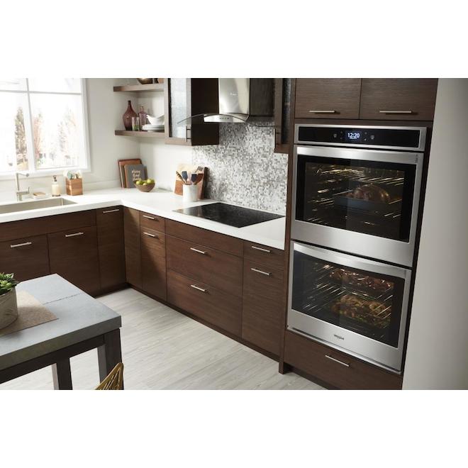 WHIRLPOOL Double Electric Wall Oven - 10 cu. ft. - Stainless Steel ...