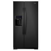 Refrigerator with Water/Ice Dispenser - 28 cu. ft. - Black