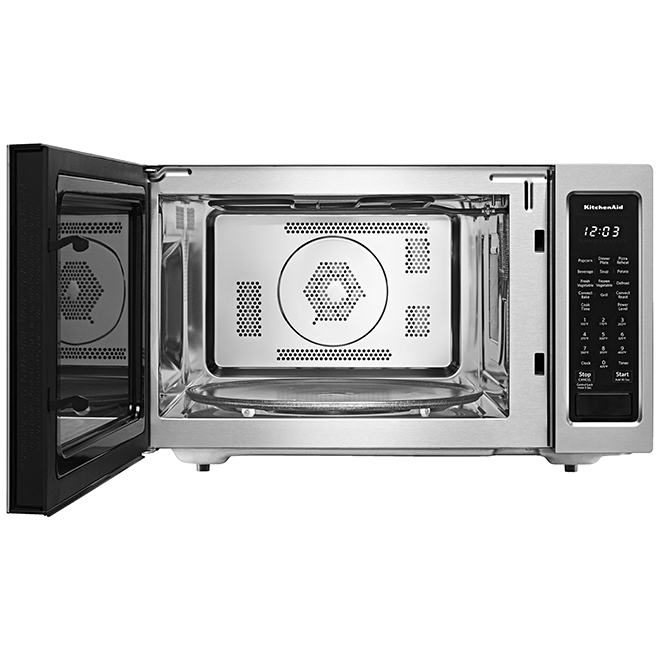 KitchenAid Convection Microwave Oven - 1.5 cu.ft. - 1400 W - SS