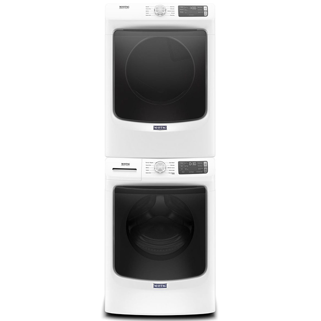 Maytag 27-In Side-Swing Door Vented Electric Dryer 7.3 Ft³ Sensor Dry White ENERGY STAR®