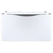 Pedestal with Drawer - Front Load Washer or Dryer - 27" - White