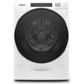 Whirlpool Front-Load Washer with Load & Go XL Dispenser - 5.2-cu ft - 27-in - White