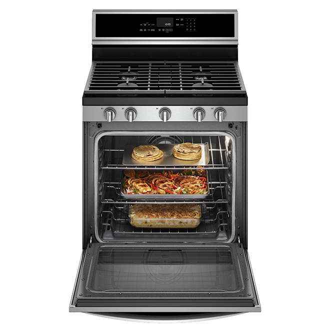 Whirpool(TM) Freestanding Gas Range - 30-in - 5.8 cu. ft. - SS