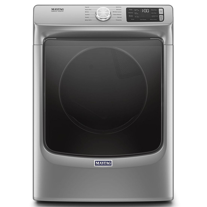 Sécheuse au gaz Maytag, 27po, 7,3 pi³, ombre chromée