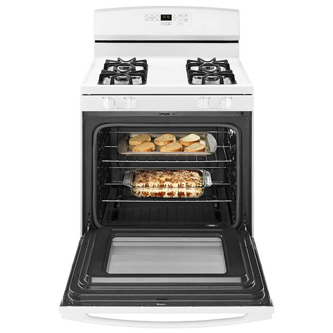 Amana Freestanding Gas Range - 30" - 5.0 cu. ft. - White