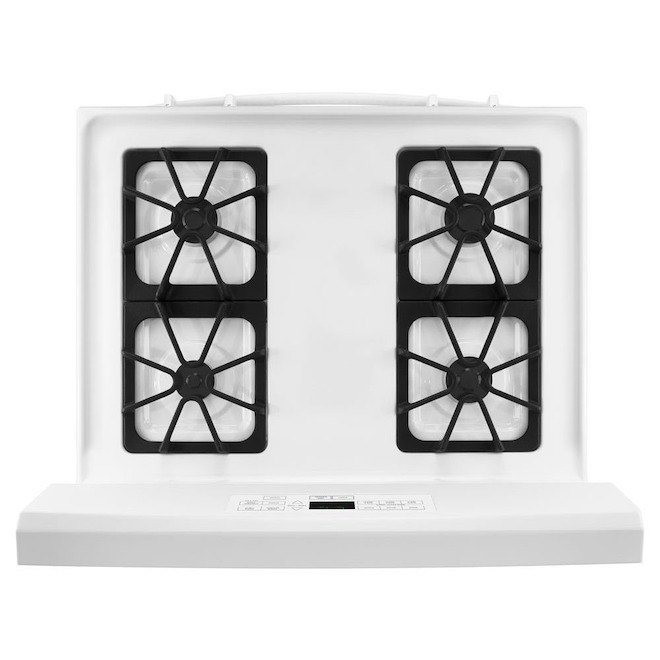 Amana Freestanding Gas Range - 30" - 5.0 cu. ft. - White