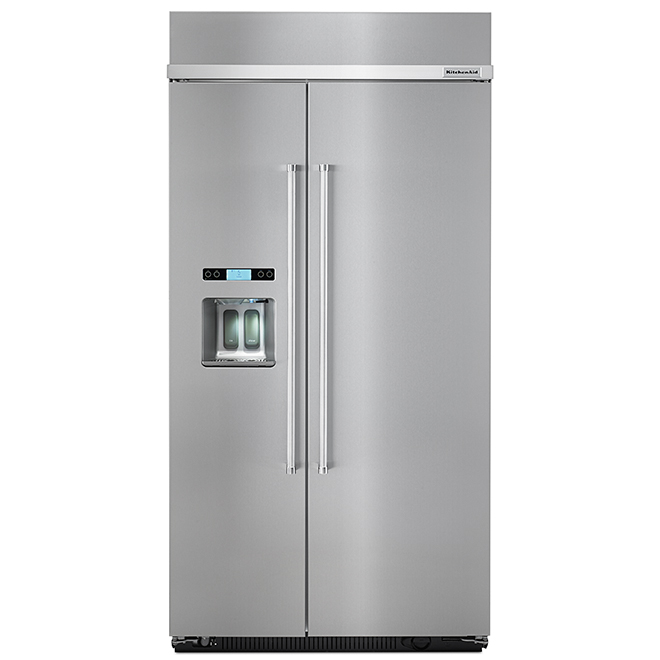 KitchenAid Side-by-Side Refrigerator - 42-in - 25.5-cu ft - Stainless Steel