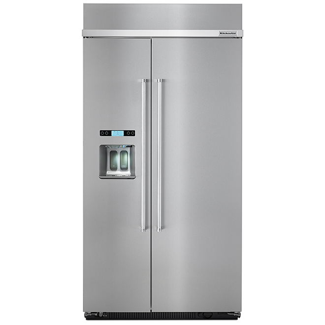 Kitchenaid Réfrigérateur côte-à-côte, 25,0 pi³, 42, acier inoxydable KBSD612ESS Kitchenaid Réfrigérateur côte-à-côte, 25,0 pi³, 42, acier inoxydable KBSD612ESS