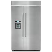 KitchenAid Side-by-Side Refrigerator - 29.5-cu ft - 48-in - Stainless Steel