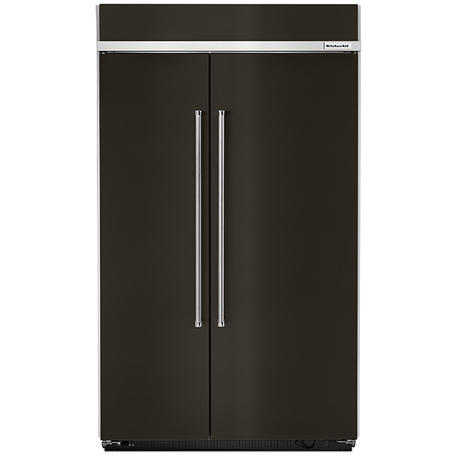 Kitchenaid Réfrigérateur côte-à-côte, 30,02 pi³, acier inoxydable noir KBSN608EBS Kitchenaid Réfrigérateur côte-à-côte, 30,02 pi³, acier inoxydable noir KBSN608EBS