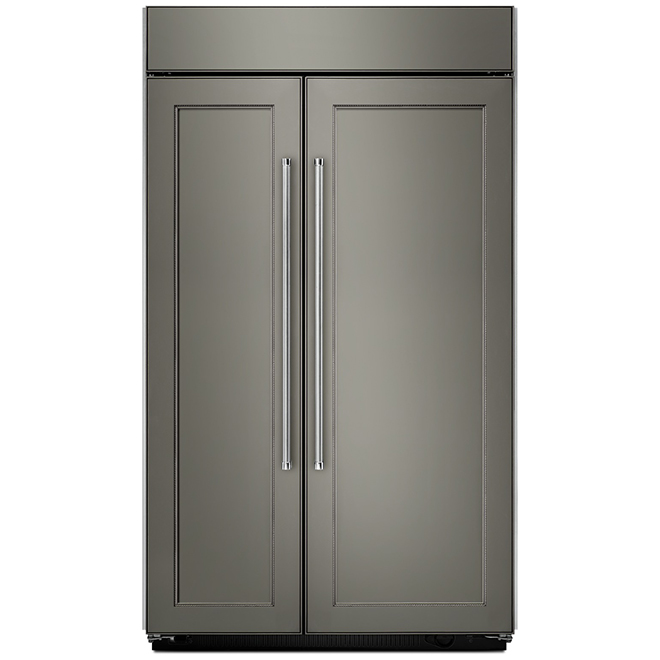 Kitchenaid Réfrigérateur côte-à-côte, 42, 25,5 pi³, panneau personnalisé KBSN602EPA Kitchenaid Réfrigérateur côte-à-côte, 42, 25,5 pi³, panneau personnalisé KBSN602EPA
