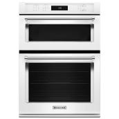 KitchenAid(R) Electric Wall Oven Combination - 30" - White