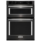 Four mural combiné électrique KitchenAid(MD), 27", inox noir