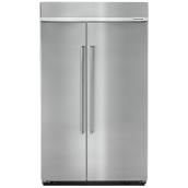 Réfrigérateur côte-à-côte KitchenAid, 48 po, 30 pi³, acier inoxydable