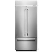 KitchenAid French Door Refrigerator - 36-in - 20.8-cu ft - Stainless Steel