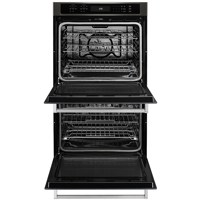 Four mural double KitchenAid(MD), 30", 10 pi³, inox noir