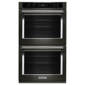 Four mural double KitchenAid(MD), 27", 8,6 pi³, inox noir