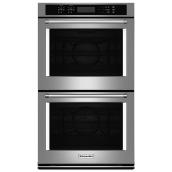 KitchenAid(R) Double Wall Oven - 27" - 8.6 cu. ft. - SS