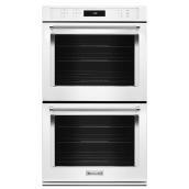 Four mural double KitchenAid(MD), 27", 8,6 pi³, blanc