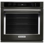 Four mural électrique simple KitchenAid(MD), 27", inox noir