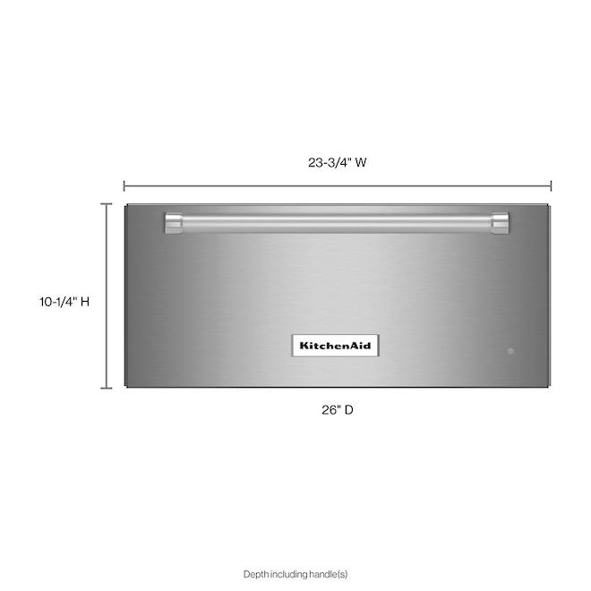 KitchenAid(R) Warming Drawer - 24" - 1.1 cu. ft. - SS