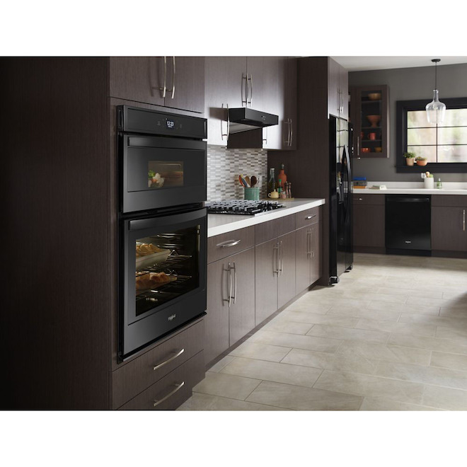 27'' Whirlpool(TM) Double Wall Oven - Self-Cleaning - Black