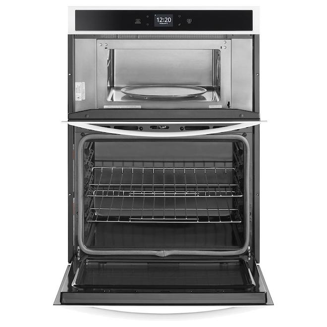 27'' Whirlpool Smart Double Wall Oven - Self-Cleaning - White