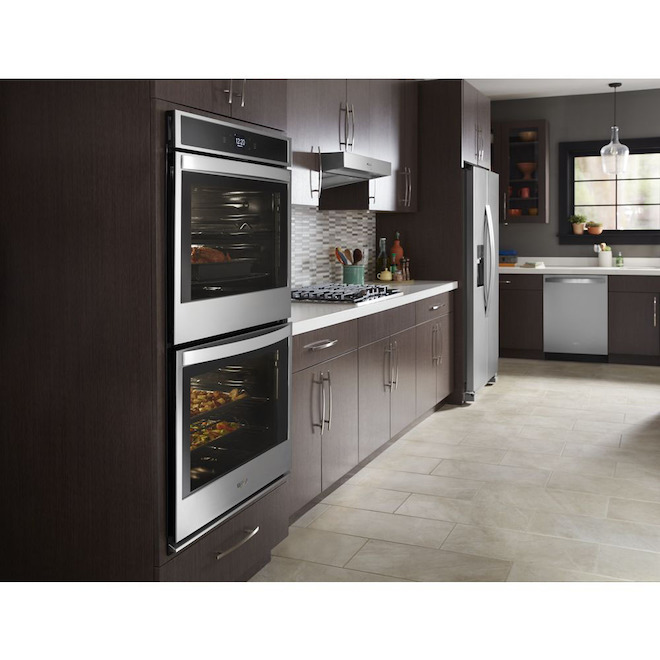 Whirlpool(TM) Smart Double Wall Oven 27" 8.6 cu. ft SS WOD51EC7HS