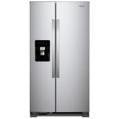 Whirlpool Side-By-Side Refrigerator - 21.4-cu ft - EveryDrop Filtration System - 33-in - Stainless Steel