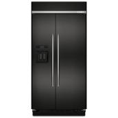 Side-by-Side Refrigerator - Built-In - 29.5 cu.ft - Black SS