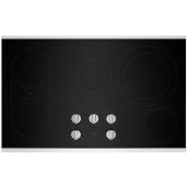 Maytag Heritage Electric Cooktop with Griddle - 36-in - Black/Stainless Steel
