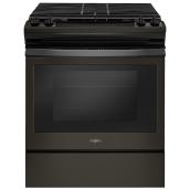 Cuisinière au gaz Whirlpool, Frozen Bake, 30", 5 pi³, inox noir