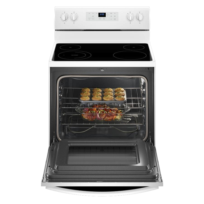 30" Whirlpool Electric Convection Range - 5.3 cu. ft. - White